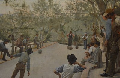The Game of Bocce (detail) by Ruggero Focardi